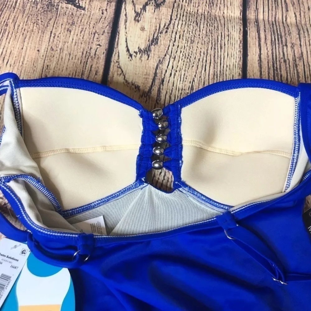 SWIM Solutions Tummy Control One Piece Swimsuit - Picture 3 of 6